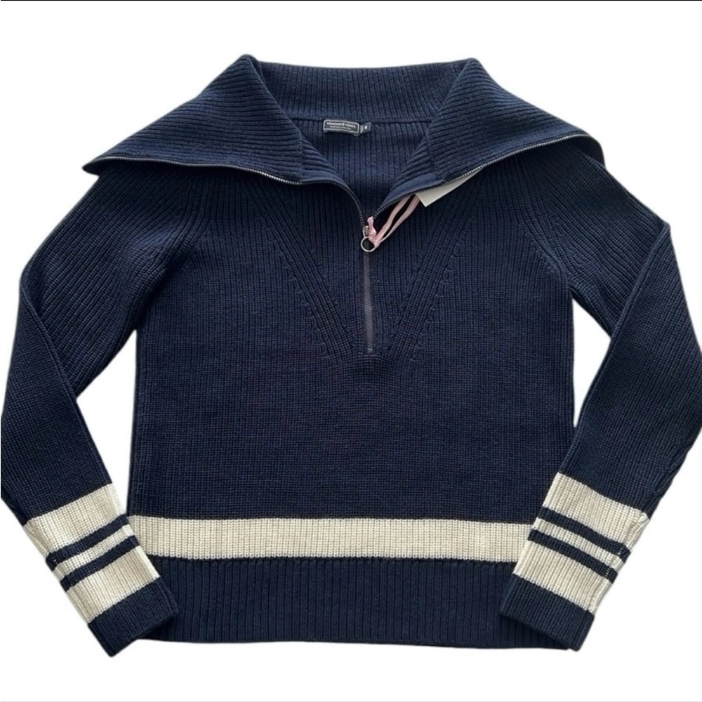 Vineyard Vines Striped Half-Zip Sweater - Picture 6 of 13